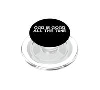 Dios es Bueno Todo el Tiempo Jesús Retro Vintage Biblia Cristiana PopSockets PopGrip para MagSafe