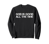 Dios es Bueno Todo el Tiempo Jesús Retro Vintage Biblia Cristiana Sudadera