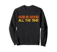 Dios es Bueno Todo el Tiempo Jesús Retro Vintage Biblia Cristiana Sudadera