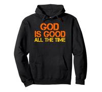 Dios es Bueno Todo el Tiempo Jesús Retro Vintage Biblia Cristiana Sudadera con Capucha