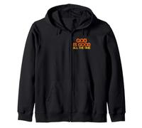 Dios es Bueno Todo el Tiempo Jesús Retro Vintage Biblia Cristiana Sudadera con Capucha