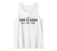 Dios es Bueno Todo el Tiempo, Regalo religioso y Cristiano para Hombres y Mujeres Camiseta sin Mangas