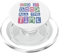 Dios es Bueno Todo el Tiempo Retro fe Cristiana Cita PopSockets PopGrip para MagSafe