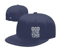 Dios Es Bueno Todo El Tiempo Unisex Gorra De Béisbol Ajustable Sombrero De Béisbol Plana Gorras Deportiva para Pesca Hip Hop Ciclismo