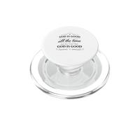 Dios es Bueno Todo el Tiempo Versículo bíblico de fe Cristiana PopSockets PopGrip para MagSafe