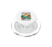 Dios es Bueno Todo el Tiempo Verso bíblico Cristiano Linda Playa PopSockets PopGrip para MagSafe