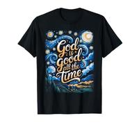 Dios es Bueno Todo el Tiempo Verso de la Biblia Cristiana Jesús Fe Camiseta