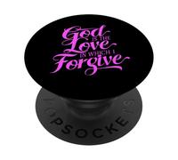 Dios es el Amor en el Que perdono el perdón bíblico arrepentimiento PopSockets PopGrip Adhesivo