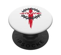 Dios es Fiel más Que Altos y Bajos Cristianos Hombres Mujeres PopSockets PopGrip Adhesivo