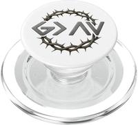 Dios es fiel más que altos y bajos Cristianos Hombres Mujeres PopSockets PopGrip para MagSafe