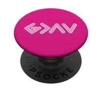 Dios es Fiel más Que Altos y Bajos para Las Mujeres cristianas PopSockets PopGrip Adhesivo