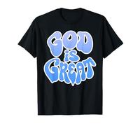 Dios es Grande Cristiano Jesús Fe Adoración Inspiradora Camiseta