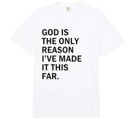 Dios es la razón por la Que he Llegado Tan lejos Comfort Colors Adult Heavyweight T-Shirt