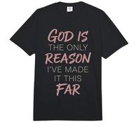 Dios es la única razón por la Que he Hecho Esta Cita de fe lejana Comfort Colors Adult Heavyweight T-Shirt
