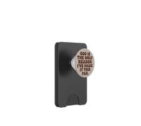 Dios es la única razón por la Que he Llegado a Esta fe Tan lejana PopSockets PopWallet para MagSafe