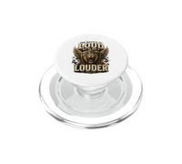 Dios es más Fuerte, fe inspiradora Cristiana, diseño y Confianza PopSockets PopGrip para MagSafe