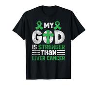 ¡Dios es más Fuerte Que el cáncer de hígado! Camiseta