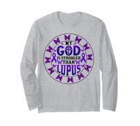 ¡Dios es más Fuerte Que el Lupus! SLE Lupus Warrior Lupus Manga Larga