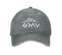 Dios Es Más Grande Que Los Altos Y Bajos Mujer Hombre Gorra Trucker Secado Rápido Gorra De Béisbol Resistente Gorras Hip Hop para Tenis Deporte Aire Libre