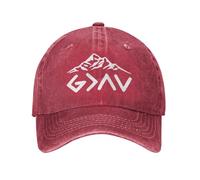 Dios Es Más Grande Que Los Altos Y Bajos Unisex Sombrero Clásico Gorra De Béisbol Ajustable Snapback Cap para Golf Running Aire Libre