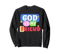 Dios es mi Amigo Cristianismo Lindo Cristiano Niño Religioso Sudadera