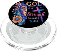 Dios es mi Fuerza Salmo 28 7 PopSockets PopGrip para MagSafe