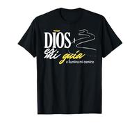 Dios es mi guia Dios Jesus Espanol Cristo camiseta española Camiseta