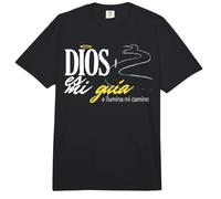Dios es mi guia Dios Jesus Espanol Cristo Camiseta española Comfort Colors Adult Heavyweight T-Shirt