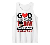 Dios es mi Proveedor Hoy mañana Siempre Cristiano Jesús Camiseta sin Mangas