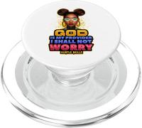 Dios es mi Proveedor, no me preocuparé Melanin Queen Business PopSockets PopGrip para MagSafe