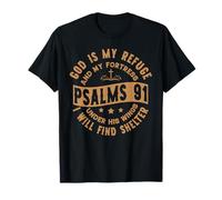 Dios es mi Refugio bajo Sus alas Encuentro Refugio Salmos 91 Camiseta