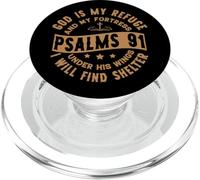 Dios es mi Refugio bajo Sus alas Encuentro Refugio Salmos 91 PopSockets PopGrip para MagSafe