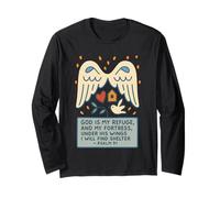 Dios es mi Refugio y mi Fortaleza Salmo 91 Manga Larga