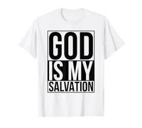 Dios es mi salvación versículo bíblico Mujeres Isaías 12:2 Escritura Camiseta