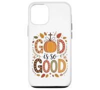 Dios es tan bueno calabazas y hojas de otoño Carcasa para iPhone 12/12 Pro
