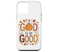 Dios es tan bueno calabazas y hojas de otoño Carcasa para iPhone 12 mini