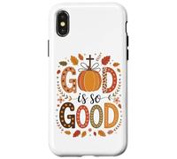Dios es tan bueno calabazas y hojas de otoño Carcasa para iPhone X/XS