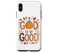 Dios es tan bueno calabazas y hojas de otoño Carcasa para iPhone XS Max