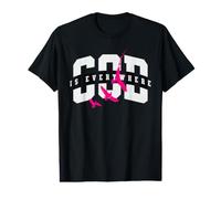 Dios es Todo religioso Vintage Christian Faith Jesús Camiseta gráfica económica