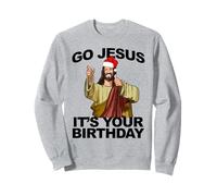 Dios, es tu cumpleaños, Divertida Navidad con Gorro de Papá Noel Sudadera