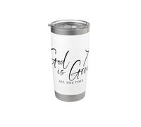 Dios es un buen cristiano hombres y mujeres que aman a Dios y a Jesús Vaso térmico de acero inoxidable de doble pared