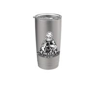 Dios es un DJ Vaso térmico de acero inoxidable de doble pared
