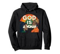 Dios es una mujer Afrocéntrico Empoderamiento Arte Orgullo feminista Sudadera con Capucha