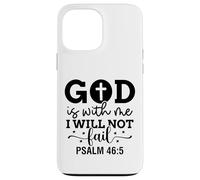 Dios está Conmigo Cristianos y Mujeres Agradecidos Carcasa para iPhone 13 Pro MAX