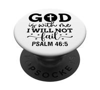 Dios está Conmigo Cristianos y Mujeres Agradecidos PopSockets PopGrip Adhesivo