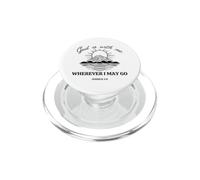 Dios está Conmigo Donde quiera Que Vaya. Josué 1:9 Biblia PopSockets PopGrip para MagSafe