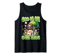 Dios Está De Nuestro Lado Humor Pacífico Camiseta sin Mangas