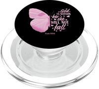 Dios está Dentro de Ella Ella Ella no caerá Refranes Cristianos Mujeres PopSockets PopGrip para MagSafe