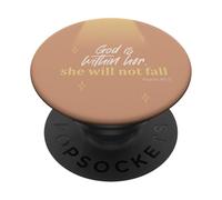 Dios está dentro de ella Ella no caerá Salmo 46 5 PopSockets PopGrip Adhesivo