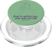 Dios está dentro de ella Ella no caerá Salmo 46 5 PopSockets PopGrip para MagSafe